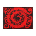 Twist And Bind, Red | Stretched Matte Canvas Wall Art