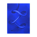 The Ribbon Dance, Blue | Stretched Matte Canvas Wall Art