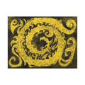 Twist And Bind, Yellow | Stretched Matte Canvas Wall Art