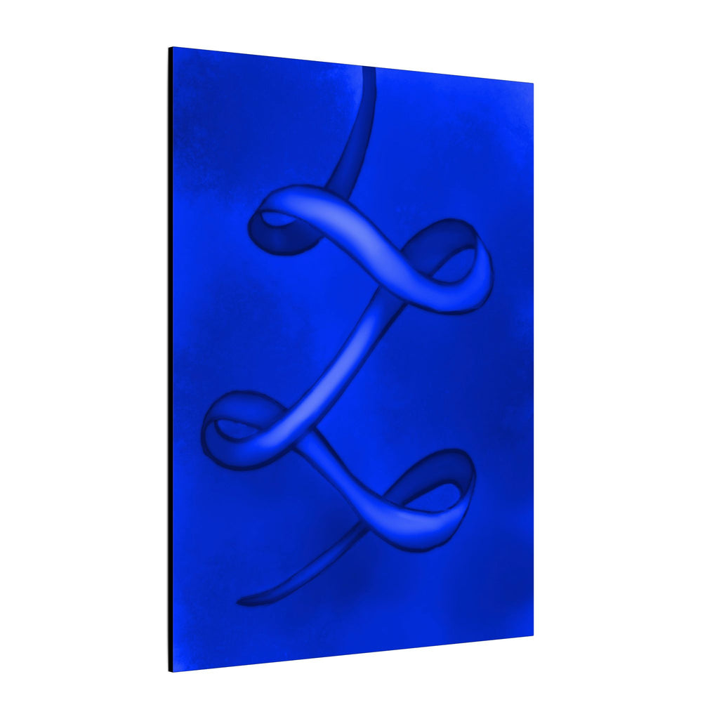 The Ribbon Dance, Blue | Stretched Matte Canvas Wall Art