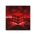 Ether Cube, Red |Poster Wall Print (Satin or Matte)
