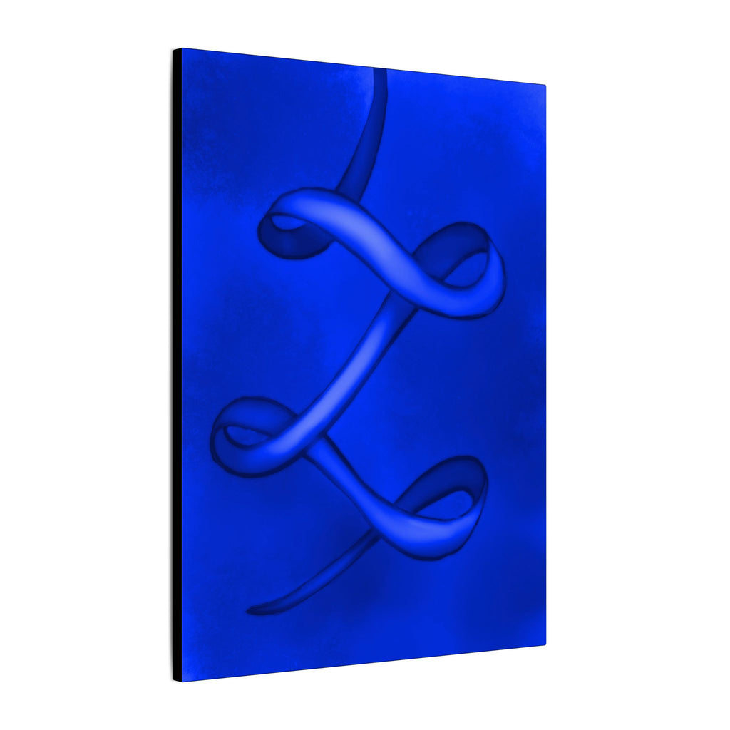 The Ribbon Dance, Blue | Stretched Matte Canvas Wall Art