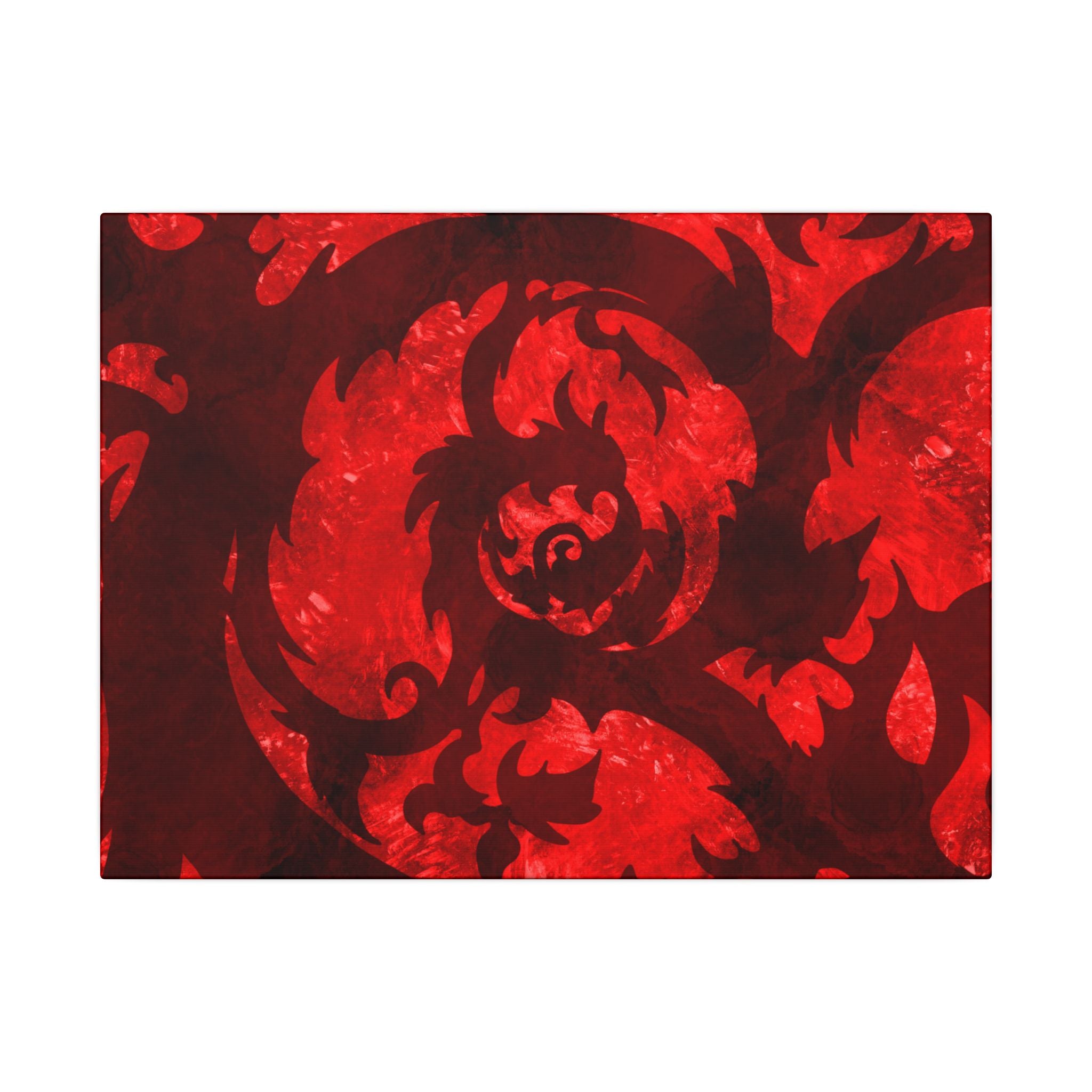 From Root To Vine, Red | Stretched Matte Canvas Wall Art